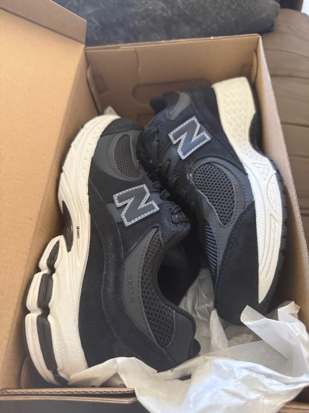New Balance Kids Black and White Sneakers